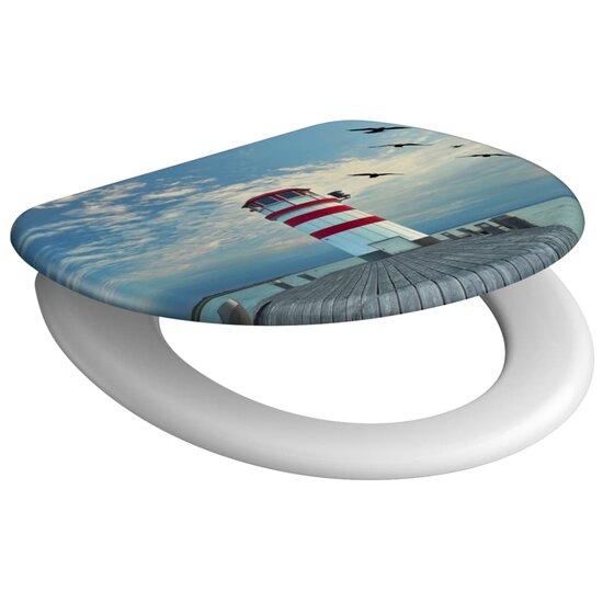 Sch&uuml;tte Toiletbril Met Soft-Close Lighthouse