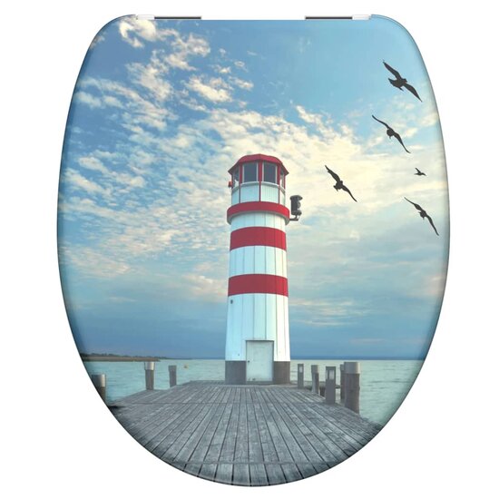 Sch&uuml;tte Toiletbril Met Soft-Close Lighthouse