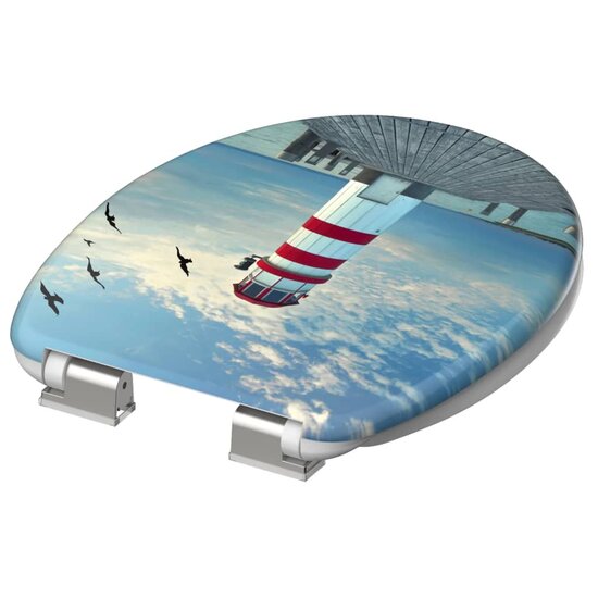 Sch&uuml;tte Toiletbril Met Soft-Close Lighthouse