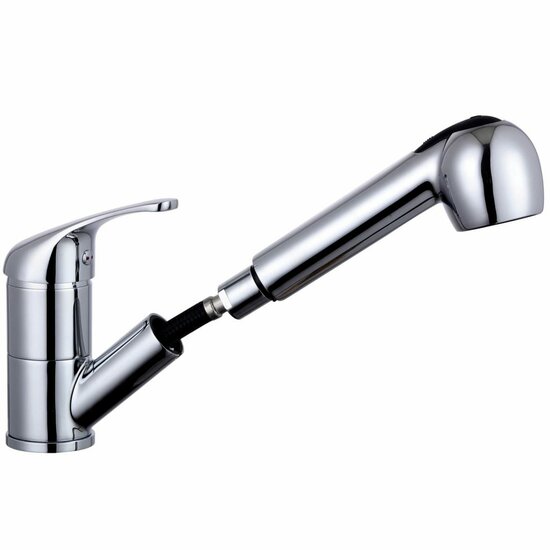 Sch&uuml;tte Eenknopsmengkraan Supra Chroomkleurig