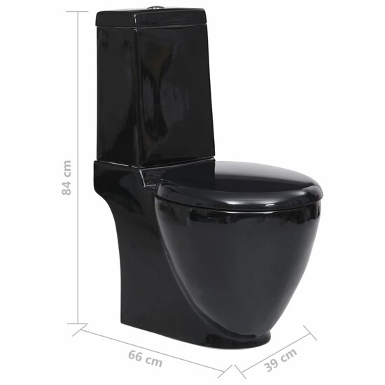 Toilet Rond Afvoer Onder Keramiek
