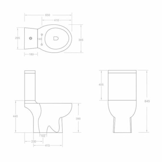 Toilet Rond Afvoer Onder Keramiek