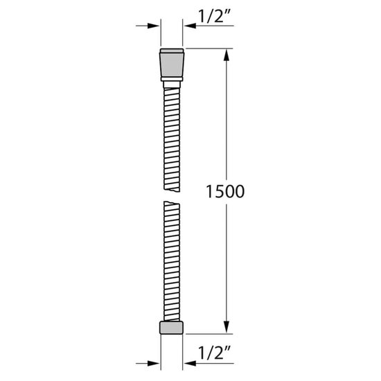 Tiger Doucheslang Ultrahose Zwart