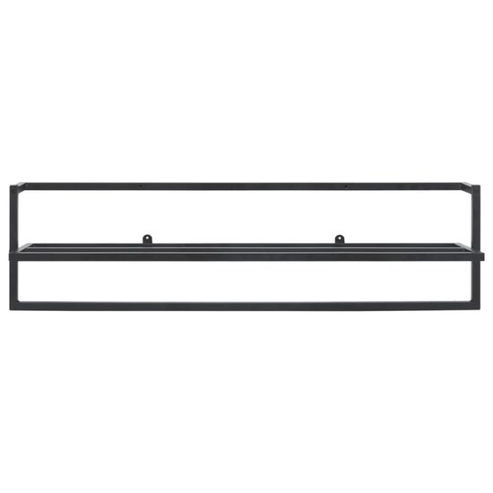Handdoekenrek 95X25X22 Cm Ijzer Zwart