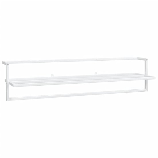 Handdoekenrek 95X25X22 Cm Ijzer Wit