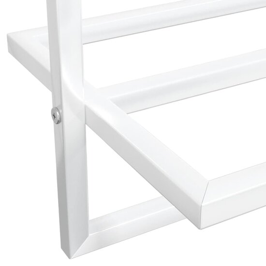Handdoekenrek 95X25X22 Cm Ijzer Wit
