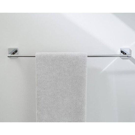 Kleine Wolke Handdoekstang Luno Zilverkleurig