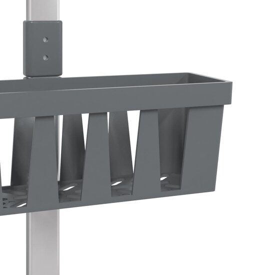 Doucherek 30X15X(67-105) Cm Aluminium
