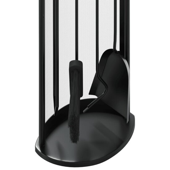 5-Delige Haardset 23X15X66 Cm Staal