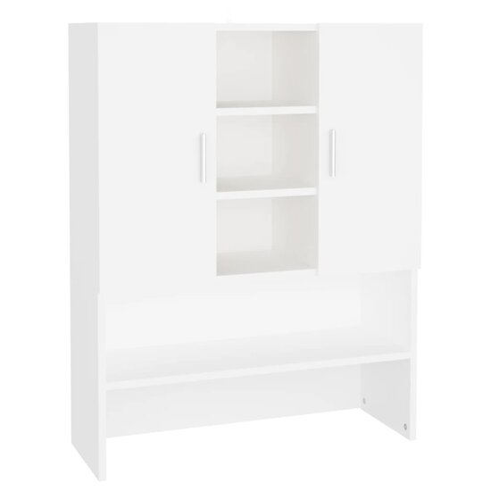 Wasmachinekast 70,5X25,5X90 Cm Wit