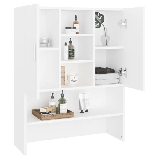 Wasmachinekast 70,5X25,5X90 Cm Wit