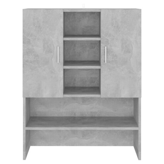 Wasmachinekast 70,5X25,5X90 Cm Betongrijs