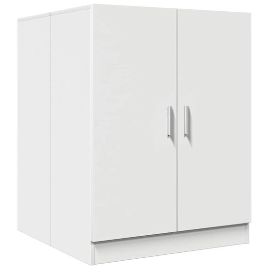 Wasmachinekast 71x71,5x91,5 cm wit