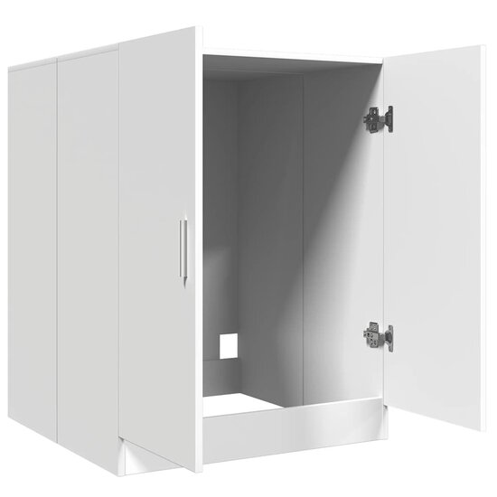 Wasmachinekast 71x71,5x91,5 cm wit
