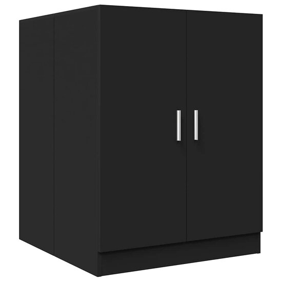 Wasmachinekast 71x71,5x91,5 cm zwart