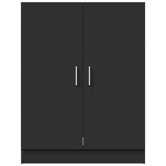 Wasmachinekast 71x71,5x91,5 cm zwart