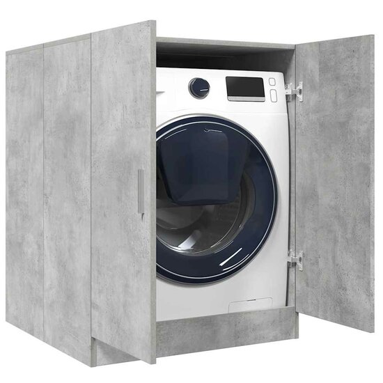 Wasmachinekast 71X71,5X91,5 Cm Betongrijs