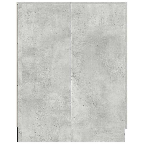 Wasmachinekast 71X71,5X91,5 Cm Betongrijs