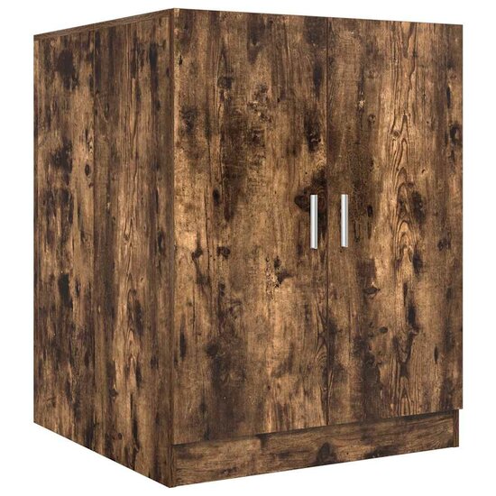 Wasmachinekast 71x71,5x91,5 cm gerookt eikenkleurig