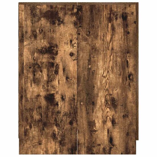 Wasmachinekast 71x71,5x91,5 cm gerookt eikenkleurig