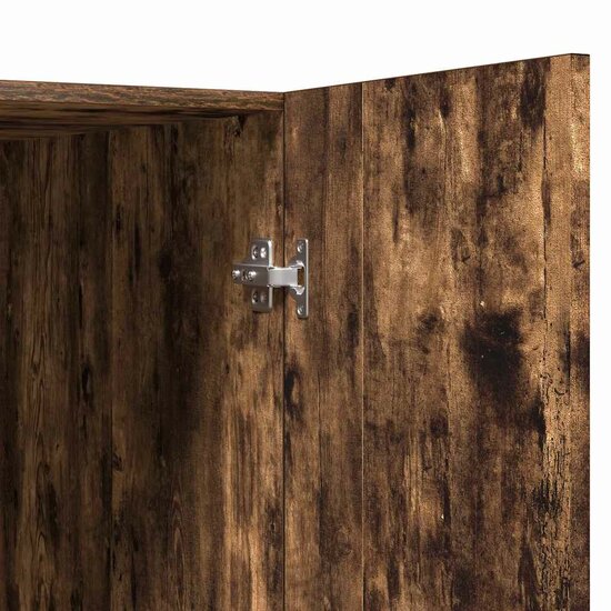 Wasmachinekast 71x71,5x91,5 cm gerookt eikenkleurig