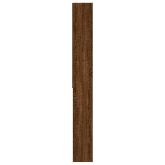 Wasmachinekast 64x24x190 cm bruin eikenkleur