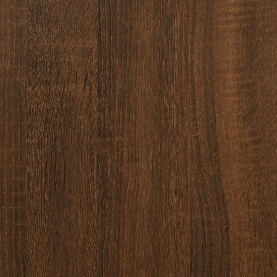 Wasmachinekast 64x24x190 cm bruin eikenkleur