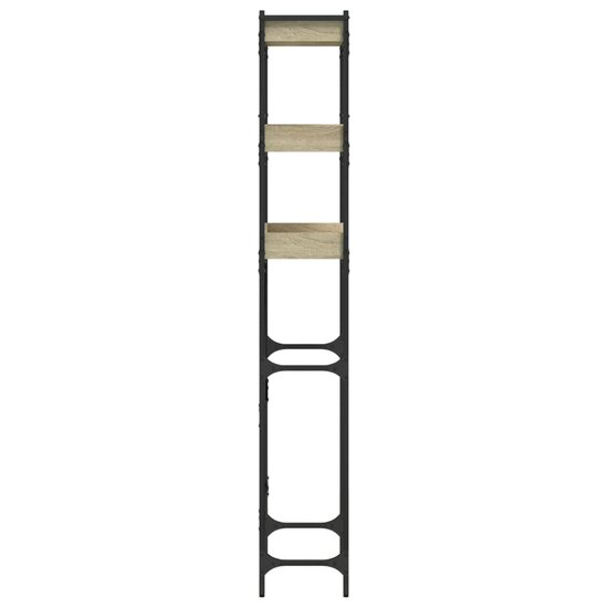 Wasmachinekast 67X25X163 Cm Bewerkt Hout Kleurig Sonoma eiken