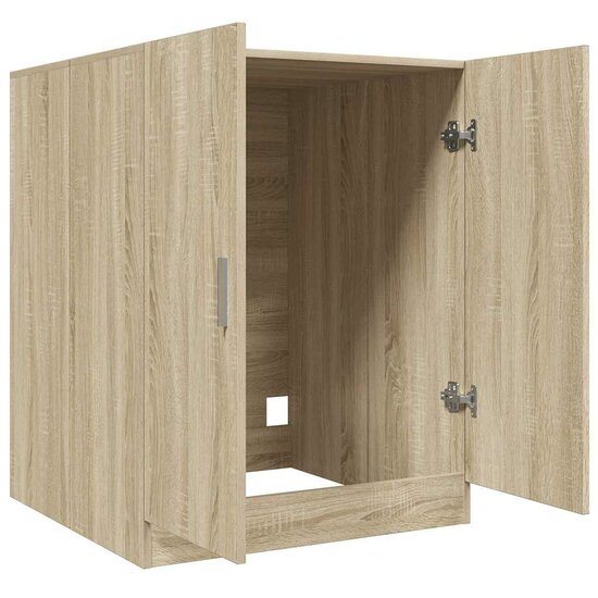 Wasmachinekast 70,5x71,5x91,5 cm sonoma eikenkleurig