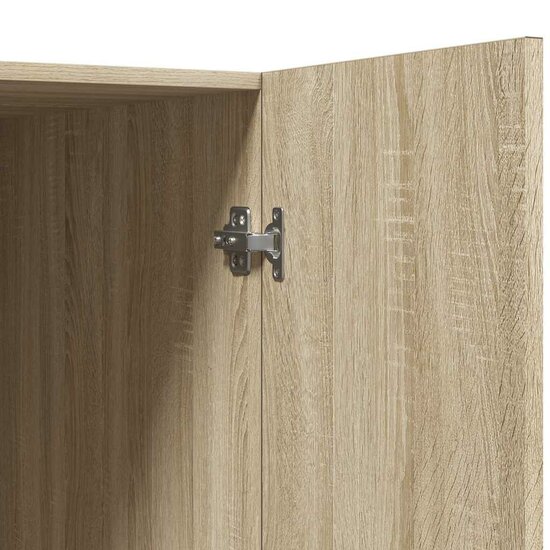 Wasmachinekast 70,5x71,5x91,5 cm sonoma eikenkleurig