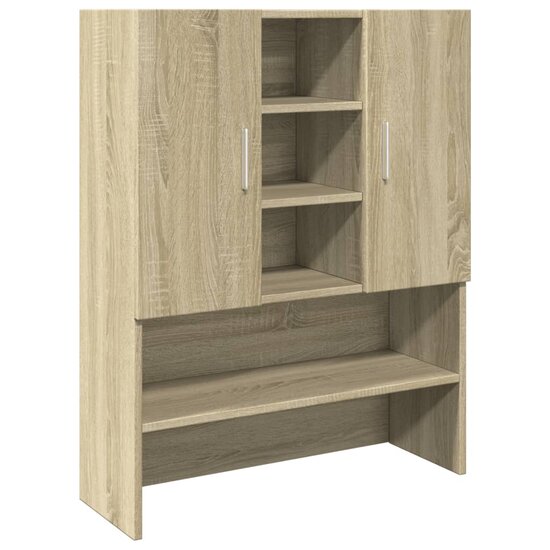 Wasmachinekast 70,5X24X90 Cm Kleurig Sonoma eiken