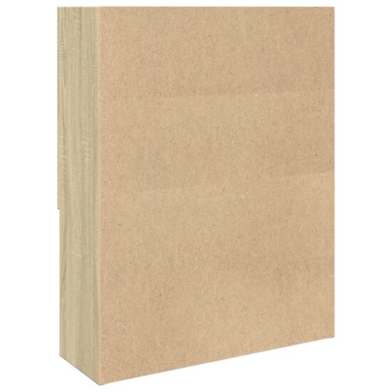 Wasmachinekast 70,5X24X90 Cm Kleurig Sonoma eiken