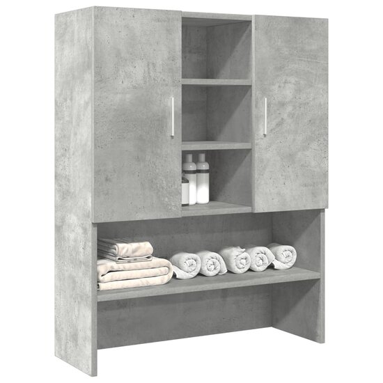 Wasmachinekast 70,5X25,5X90 Cm Betongrijs