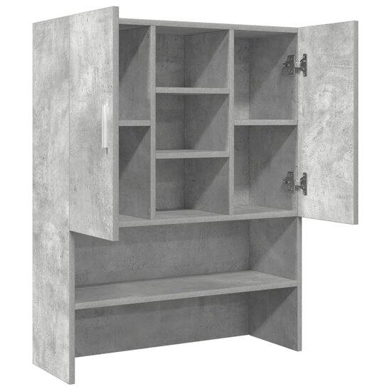 Wasmachinekast 70,5X25,5X90 Cm Betongrijs