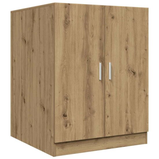 Wasmachinekast 70,5x71,5x91,5 cm artisanaal eikenkleurig