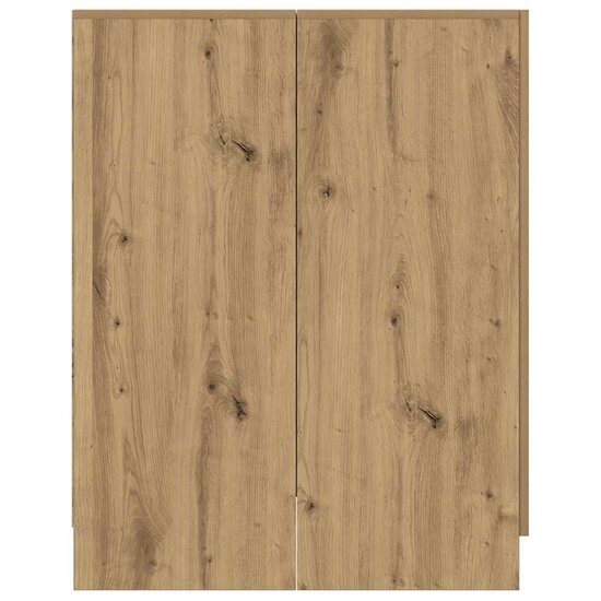 Wasmachinekast 70,5x71,5x91,5 cm artisanaal eikenkleurig