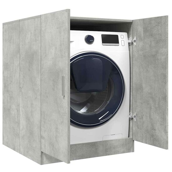 Wasmachinekast 70,5X71,5X91,5 Cm Betongrijs