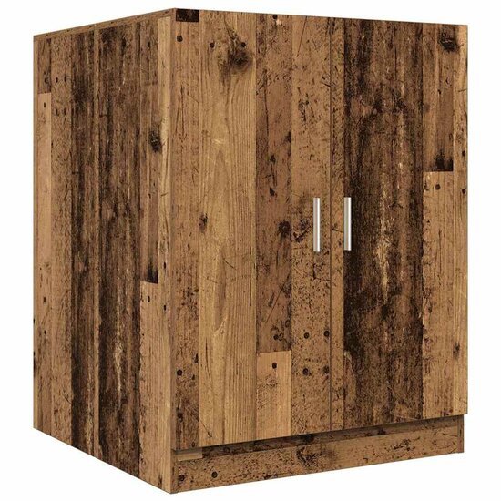 Wasmachinekast 70,5X71,5X91,5 Cm Kleurig Oud hout
