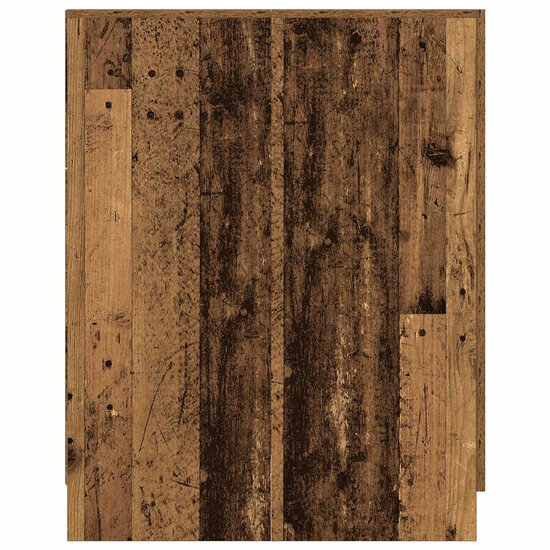 Wasmachinekast 70,5X71,5X91,5 Cm Kleurig Oud hout