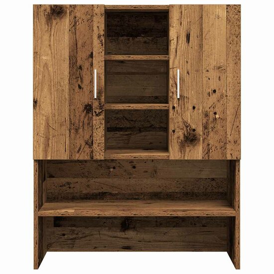 Wasmachinekast 70,5X25,5X90 Cm Kleurig Oud hout