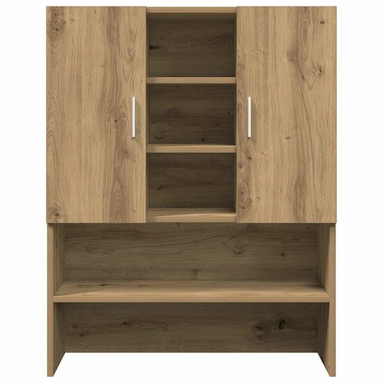Wasmachinekast 70,5X25,5X90 Cm Artisanaal Eikenkleur artisanaal eikenkleurig