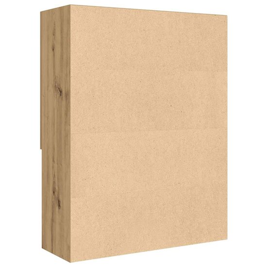 Wasmachinekast 70,5X25,5X90 Cm Artisanaal Eikenkleur artisanaal eikenkleurig