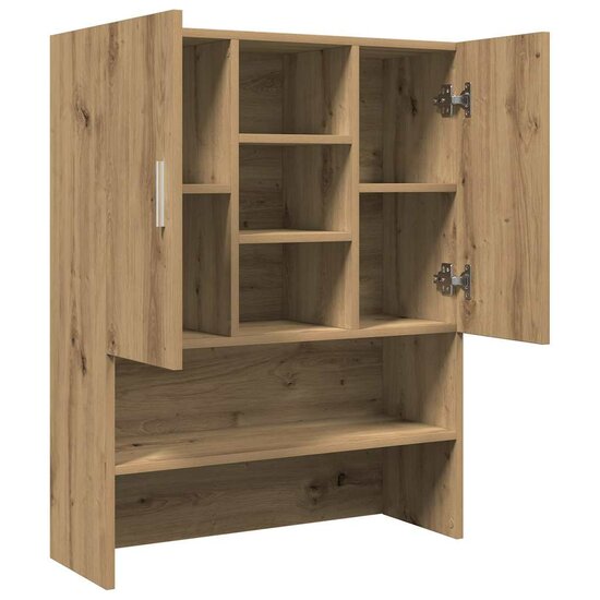 Wasmachinekast 70,5X25,5X90 Cm Artisanaal Eikenkleur artisanaal eikenkleurig
