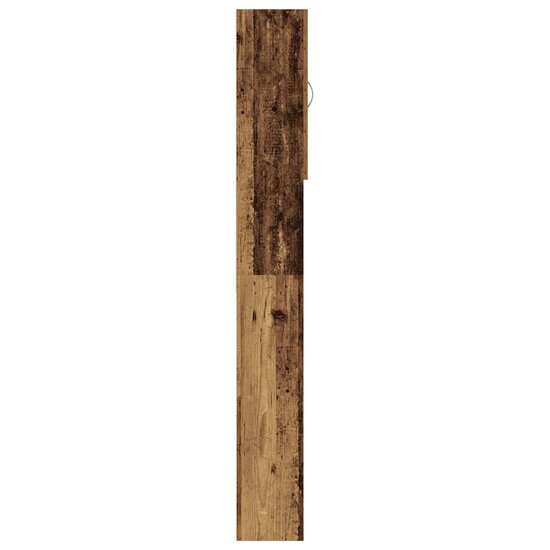 Wasmachinekast 64X25,5X190 Cm Kleurig Oud hout