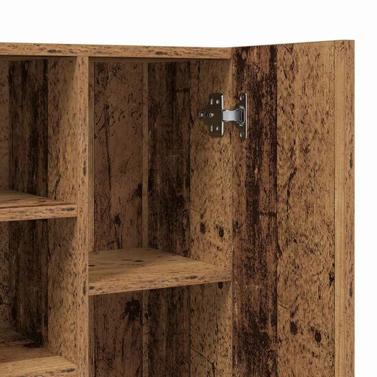 Wasmachinekast 64X25,5X190 Cm Kleurig Oud hout