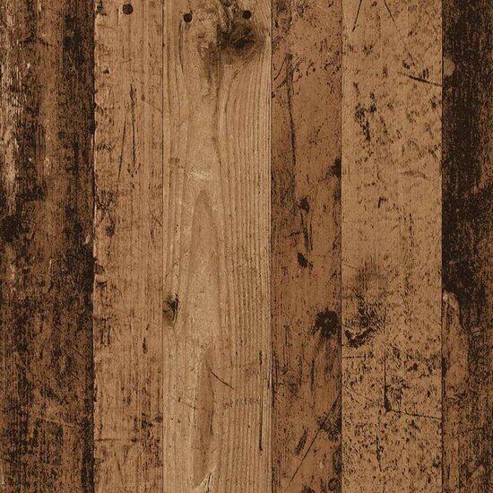 Wasmachinekast 64X25,5X190 Cm Kleurig Oud hout