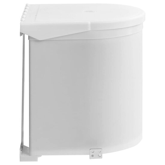 Keukenvuilnisbak Inbouw 8 L Kunststof 26.5 x 26.5 cm Wit