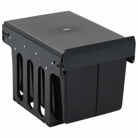 Inbouwprullenbak Uittrekbaar Soft-Close 2 36 l 48 x 34.3 x 35.1 cm