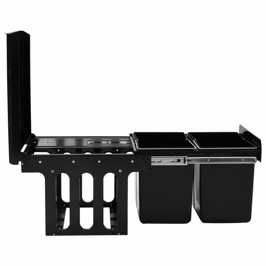 Inbouwprullenbak Uittrekbaar Soft-Close 2 36 l 48 x 34.3 x 35.1 cm