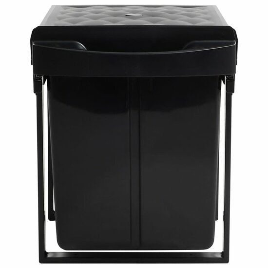 Inbouwprullenbak uittrekbaar soft-close 48 L